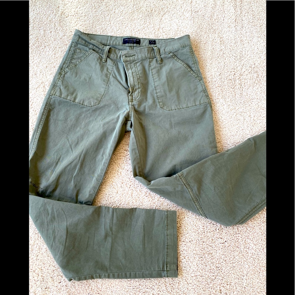 LUCKY BRAND KHAKI PANTS SKINNY ANKLE